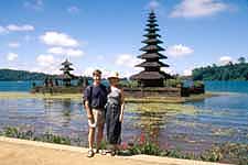 Ann and Jon Holmquist in Bali