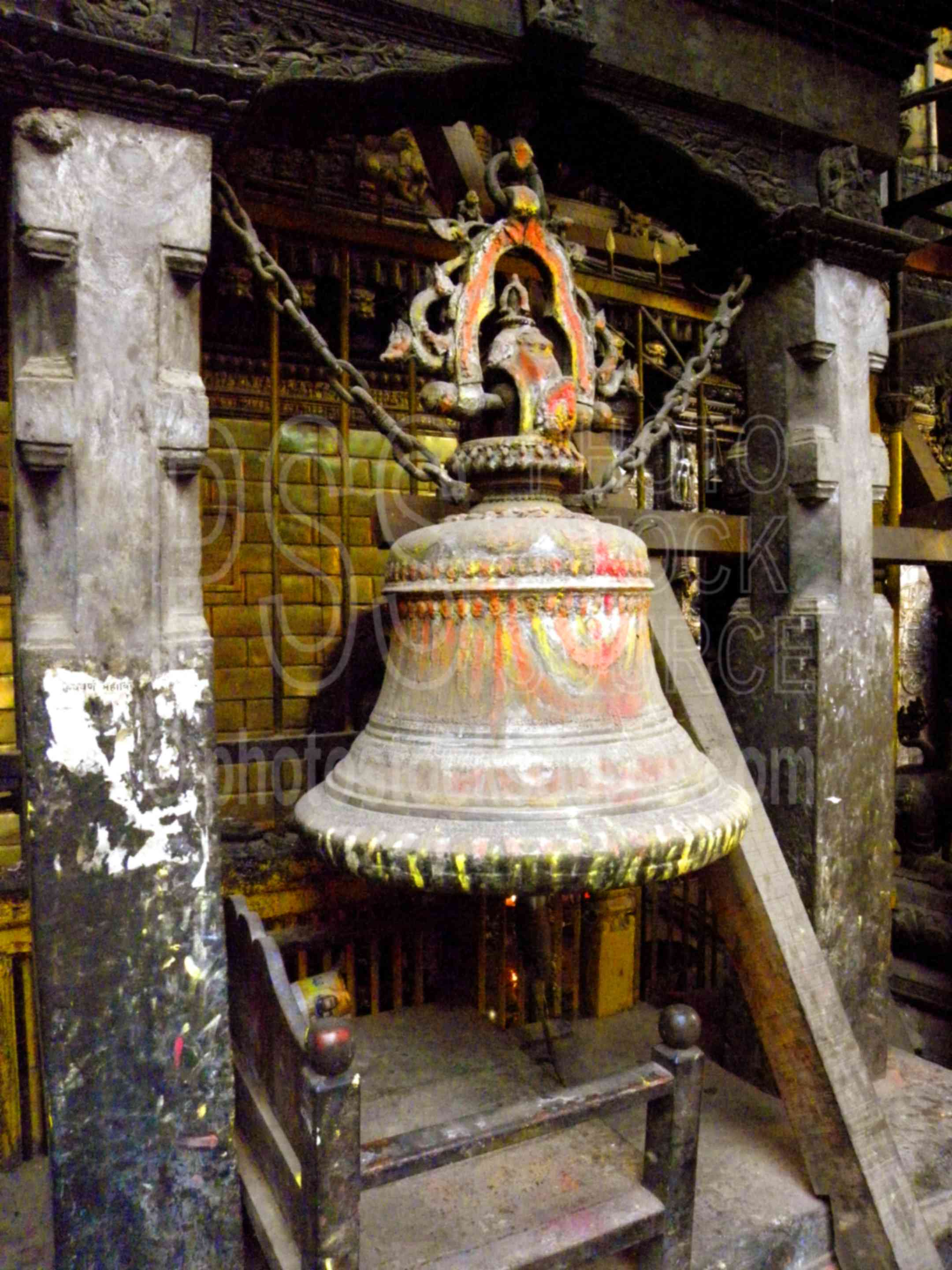Photo of Golden Temple Bell by Photo Stock Source temple, Patan